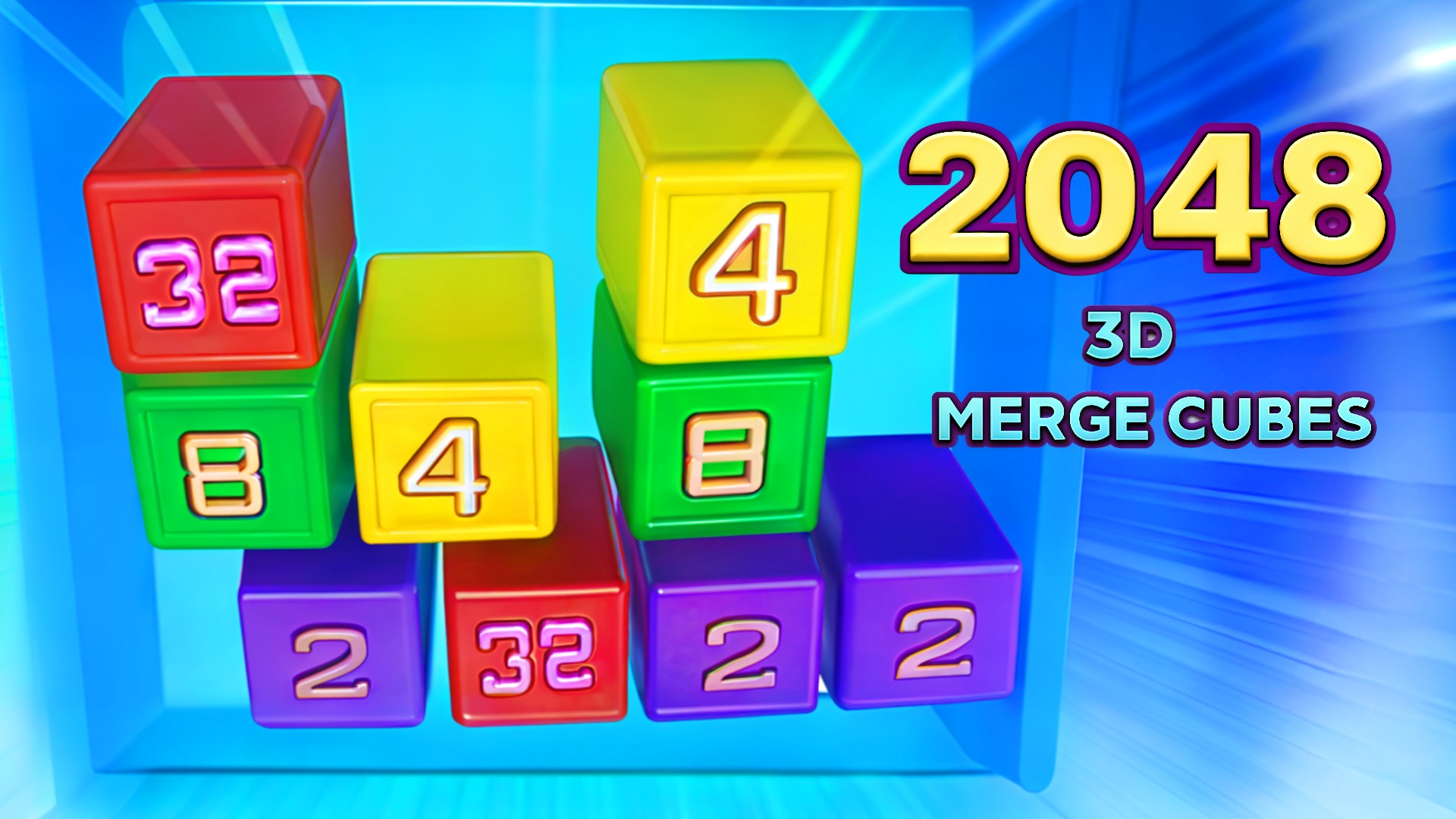 2048 3D: Merge Cubes cover